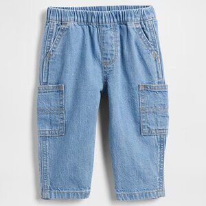 LIKE NEW BABY GAP Pull-On Barrel Cargo Jeans